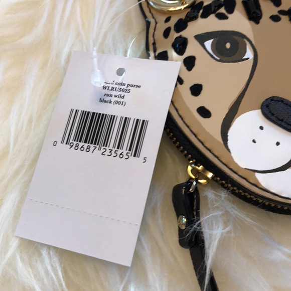 Kate Spade Run Wild Leopard Coin Purse NWT - Picture 6 of 8